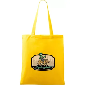 Legenda myslivosti divočák - Taška bavlněná - 42 x 38 cm ( Žlutá )