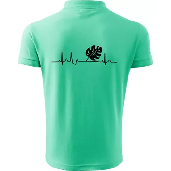 Pánská košile EKG Monstera - Polokošile pánská Pique Polo 203 - 4XL ( Mátová )