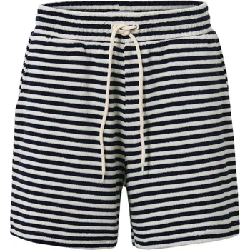 Dámské kraťasy 681506 - Tchibo - Froté šortky - pro ženy - vel. S 36/38 - barva: modrá/s proužky