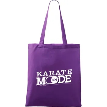Karate mode - Taška bavlněná - 42 x 38 cm ( Fialová )