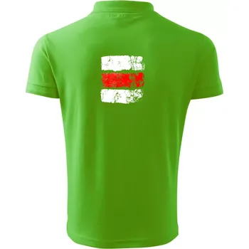 Pánská košile Turistická značka - červená - Polokošile pánská Pique Polo 203 - 5XL ( Apple Green )