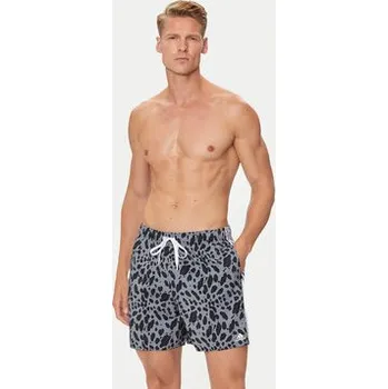 Pánské plavky adidas Plavecké šortky Essentials 3-Stripes Animal CLX IS1559 Šedá Regular Fit S