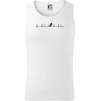 Lyžař EKG - Tílko pánské Core - 2XL ( Bílá )