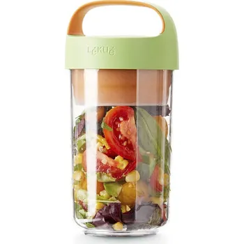 Svačinový box Lékué Jar To Go 600 ml | zelený