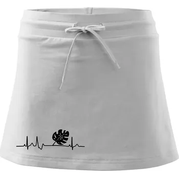 Dámská sukně EKG Monstera - Sportovní sukně - two in one - XS ( Bílá )