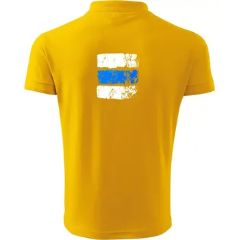 Pánská košile Turistická značka - modrá - Polokošile pánská Pique Polo 203 - 2XL ( Žlutá )