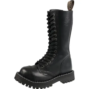 Pánská zimní obuv boty kožené unisex - 15 dírkové - STEEL - 135/136/Z - 47