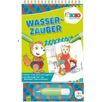 První čtění Bobo Siebenschläfer Wasserzauber: Einfach mit Wasser malen! (Leporelo)