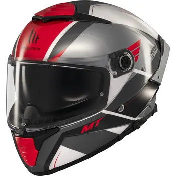 Helma na motorku MT Helmets Integrální helma na motorku MT Thunder 4 SV Freeway černo-šedo-červená S