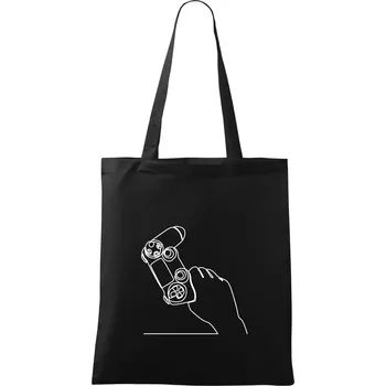 Herní ovladač jedním tahem - Taška bavlněná - 42 x 38 cm ( Černá )