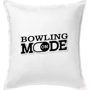 Polštář Bowling mode - Polštář 50x50 - 50x50 - Včetně výplně ( Bílá )