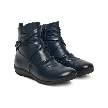 Dámská obuv Polokozačky Josef Seibel Charlotte 11 Vl971 Tmavomodrá 37