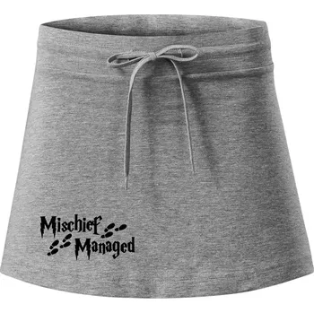 Dámské oblečení Harry - Mischief Managed - Sportovní sukně - two in one - S ( Tmavě šedý melír )