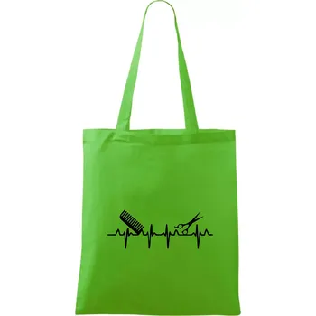 EKG kadeřnictví - Taška bavlněná - 42 x 38 cm ( Apple Green )