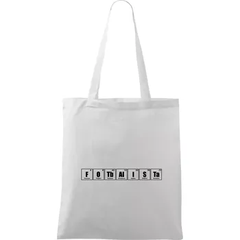 Tabulka fotbalista - Taška bavlněná - 42 x 38 cm ( Bílá )