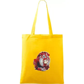 Lev vintage - Taška bavlněná - 42 x 38 cm ( Žlutá )