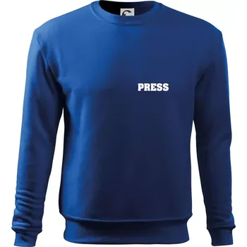 Novinář nápis - Press - Mikina Essential dětská - 158 cm/12 let ( Královská modrá )