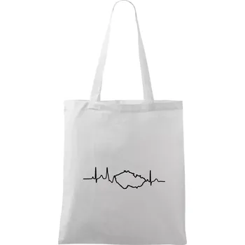 Nákupní taška EKG Česká republika - Taška bavlněná - 42 x 38 cm ( Bílá )