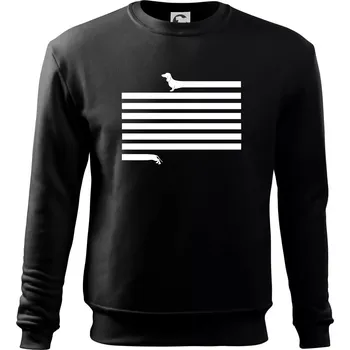 Jezevčík dlouhý - Mikina Essential dětská - 158 cm/12 let ( Černá )