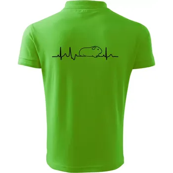 Pánská košile EKG morče - Polokošile pánská Pique Polo 203 - 3XL ( Apple Green )
