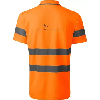 Listy květiny linka - HV Runway 2V9 - Reflexní polokošile - L ( Neonově oranžová )