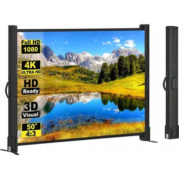 Projekční technika Přenosné projekční plátno 50" 4:3, manuální