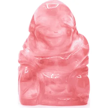 Milujeme Kameny Křemen jahodový - Buddha - tromlovaný kámen Malý 338249