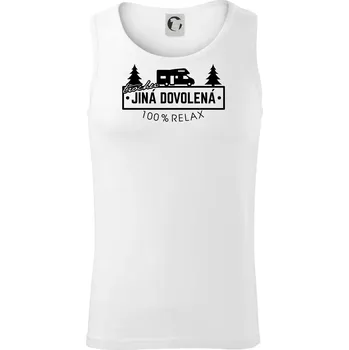 Trochu jiná dovolená obytňák - Tílko pánské Core - M ( Bílá )