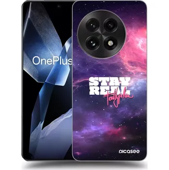 Pouzdro na mobilní telefon Picasee silikonový černý obal pro OnePlus 13 5G - Stay Real