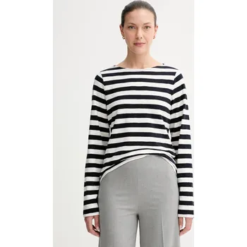 Pánské tričko Bavlněné tričko s dlouhým rukávem Marc O'Polo bílá barva, 508301452145 59A, vel. M