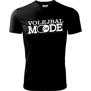 Chlapecké tričko Volejbal mode - Dětské triko sportovní (dresovina) - 134 cm/8 let ( Černá )