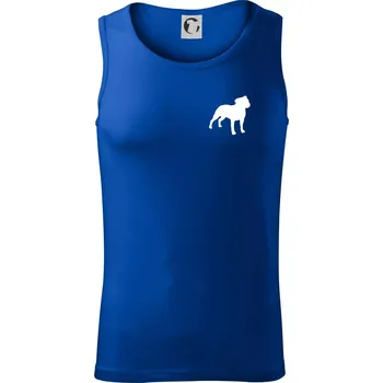 Americký stafordširský teriér Na prsu - Tílko pánské Core - S ( Královská modrá )