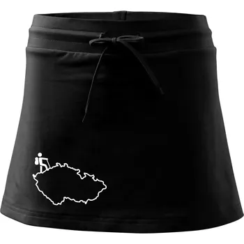 Dámská sukně Český turista - Sportovní sukně - two in one - L ( Černá )