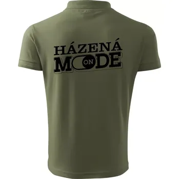 Pánská košile Házená mode - Polokošile pánská Pique Polo 203 - S ( Khaki )