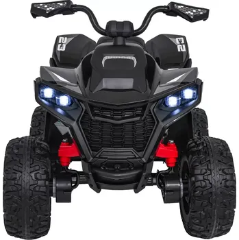 Dětské elektrovozidlo Dětská elektrická čtyřkolka Fast Wheel – Černá