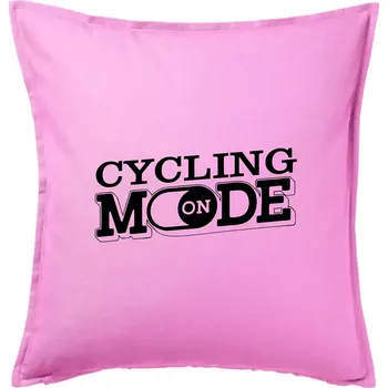 Polštář Cycling mode - Polštář 50x50 - 50x50 - Pouze potah ( Růžová )