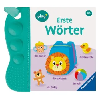 První čtění Ravensburger 45631 play+ flip&plop: Erste Wörter (Mein allererstes Beißbuch) (Dynamo Limited,Dynamo Limited)(Leporelo)
