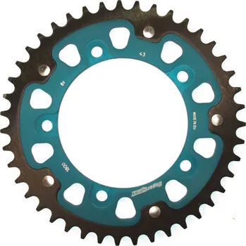 Řetězová sada pro motocykl Řetězová rozeta SUPERSPROX STEALTH RST-1800:43-BLU modrá 43 zubů, 530