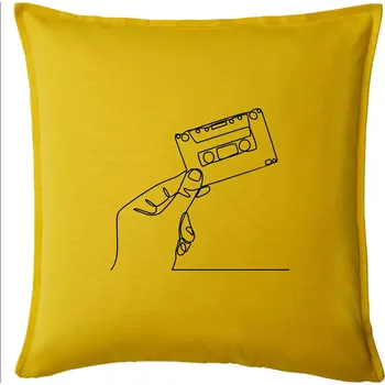 Polštář MC kazeta jedním tahem - Polštář 50x50 - 50x50 - Pouze potah ( Žlutá )