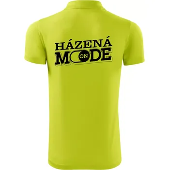 Pánská košile Házená mode - Polokošile Victory sportovní (dresovina) - L ( Limetková )