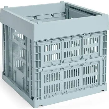 Úložný box HAY DESIGN Úložný box Colour Crate Cube "Dusty Blue" HAY