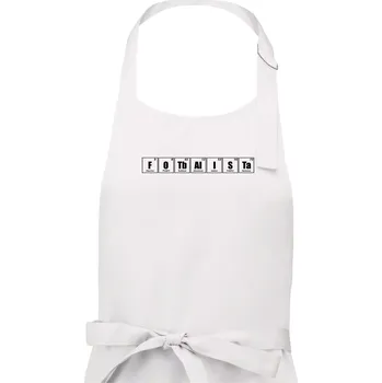 Kuchyňská zástěra Tabulka fotbalista - Pánská zástěra na vaření - Univerzální velikost ( Bílá )