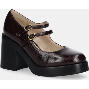 Dámské lodičky Lodičky Twinset vínová barva, na podpatku, 252TGT130 252TGT130.04218 93X, EUR 38