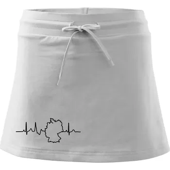 Dámská sukně EKG Německo - Sportovní sukně - two in one - L ( Bílá )