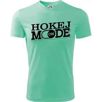 Hokej mode - Dětské triko sportovní (dresovina) - 158 cm/12 let ( Mátová )