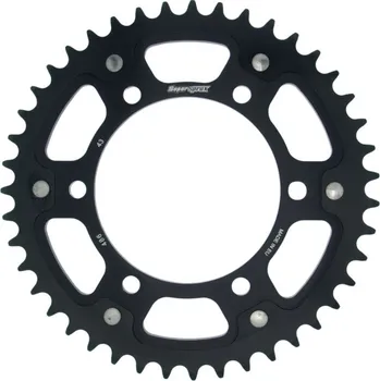 Řetězová sada pro motocykl Řetězová rozeta SUPERSPROX STEALTH RST-486:43-BLK černý 43 zubů, 520