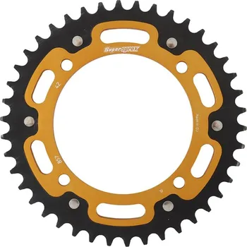 Řetězová sada pro motocykl Řetězová rozeta SUPERSPROX STEALTH RST-857:42-GLD zlatá 42 zubů, 520
