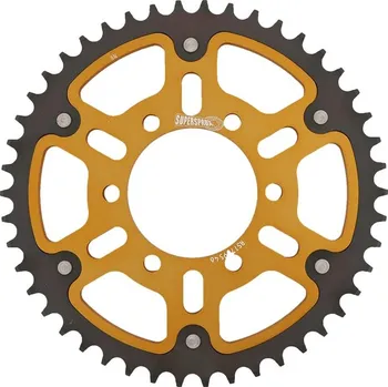 Řetězová sada pro motocykl Řetězová rozeta SUPERSPROX STEALTH RST-7095:46-GLD zlatá 46 zubů, 525