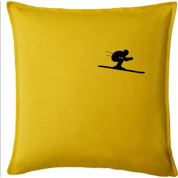 Polštář Sjezdař prso - Polštář 50x50 - 50x50 - Pouze potah ( Žlutá )