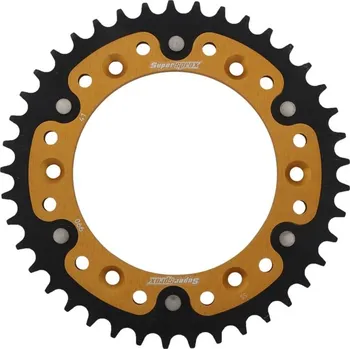 Řetězová sada pro motocykl Rozeta SUPERSPROX STEALTH RST-990:41-GLD zlatá 41 zubů, 520
